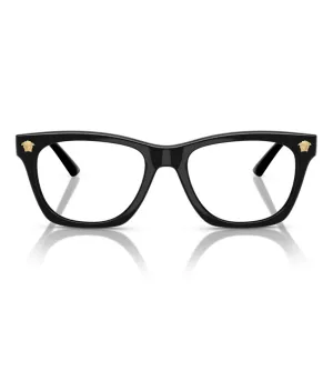 Versace Men's Black Square Optical Frame