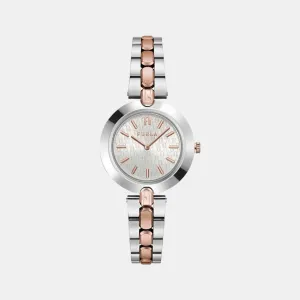Women Silver Analog Stainless Steel Watch WW00002004L5