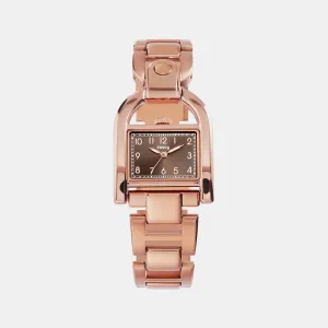 Women's Brown Analog Stainless Steel Watch ES5328