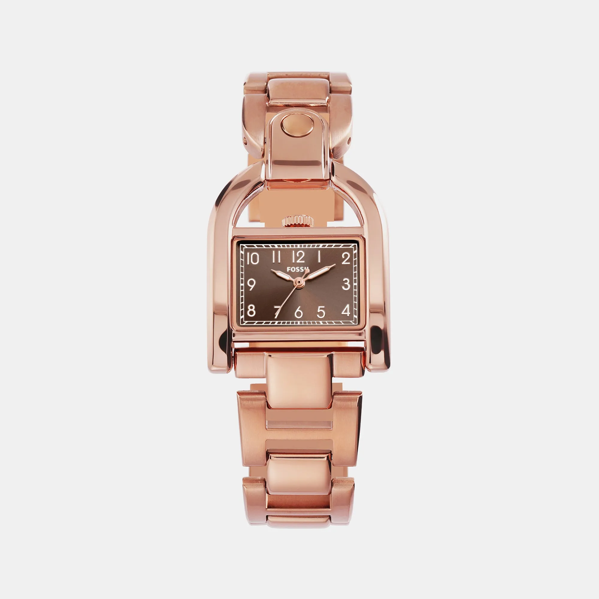Women's Brown Analog Stainless Steel Watch ES5328