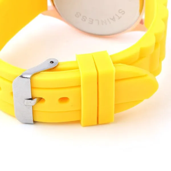 Women's Watch Fashion Silicone Strap Candy color watches