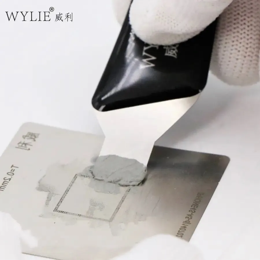 Wylie 2 in 1 BGA Disassemble Tin Scraper Screen Glue Rmover